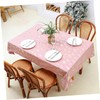 Alipis Elegant Design Tablecloth Table Cover Wrinkle Easy Care for