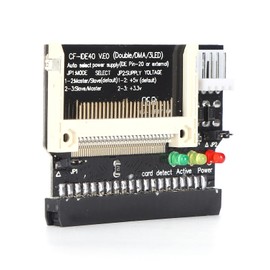 CF to IDE Adapter 40pin Compact Flash CF Card to 3.5 Female 40 Pin IDE Hard Drive Converter Module Female Interface Hard Disk Drive Card Reader Module 5V