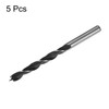 HARFINGTON 5pcs Brad Point Drill Bits 8mm(20/64") Dia Straight Steel