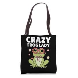 Cute Frog Design For Women Girls Teens Frog Amphibian Lover Tote Bag