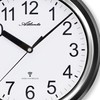 Atlanta Radio Wall Clock Modern Round 28 cm Large Arabic