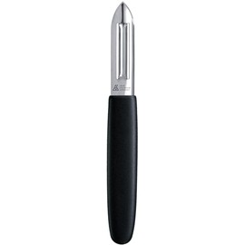 Gustav GE118 Straight Peeler with Moulded Handle, Silver
