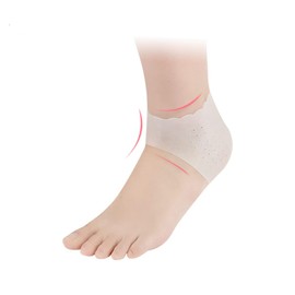 Mikinona 1pair Gel Heel Socks Thin Heel Protective Sleeves for Foot Care Moisturizing against Breathable Design for Comfort