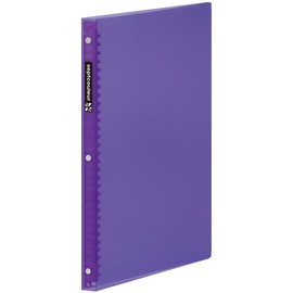 Maruman F481B-10 Loose Leaf Binder, A4, Septocrulle, 30 Holes, Purple
