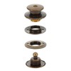 LOXX® Fastener Set, Antique Brass, Solid Brass