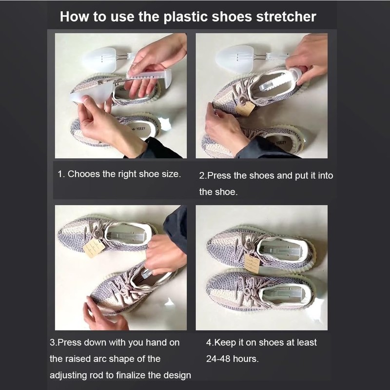 EchoDone 10 Pairs Practical Adjustable Length Men Shoe Tree Shoe