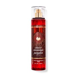 Sweet Cinnamon Pumpkin, Bath and Body Fine Fragrance Mist – 8 fl oz – Spiced Pumpkin, Ginger Snap & Whipped Vanilla Fall Scent