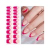 Oauee Semi Cured Gel Nail Strips | Built-In Gel Top