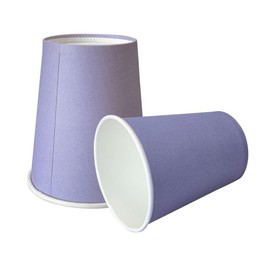 Vivid Disposable Paper Cups Biodegradable - Eco Friendly, Pack of 1000 EcoCup (Lavender)