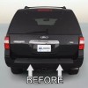 Automotive Authority CHROME REAR BUMPER TRIM TAILGATE MOLDING PACKAGE For