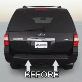 Automotive Authority CHROME REAR BUMPER TRIM TAILGATE MOLDING PACKAGE For FORD EXPEDITION 07-16