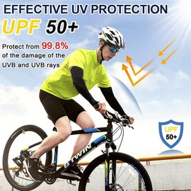 ZUWIJEQ 3 Paar Unisex-Ärmlinge,Kühlung UPF 50+ Arm Sleeve,Atmungsaktiv Arm Ärmel,Armstulpen im Freien Sport,Arm Ärmel mit UV-Schutz,Tattoo Abdeckung Armstulpen, Armsleeve für Radsport Wandern Laufen