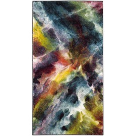 SAFAVIEH Galaxy Collection 2'3" x 4' Multi GAL110A Vibrant Abstract Non-Shedding Entryway Living Room Foyer Bedroom Kitchen Accent Rug