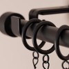 Style Selections 7-Pack 1-in Black Steel Curtain Rings