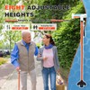 BigAlex Folding Walking Cane with Two Led Lights for Elderly