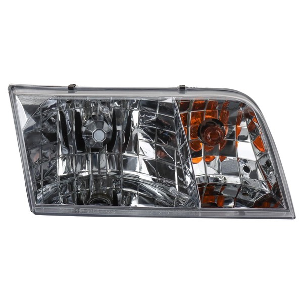 TRQ TRQ Passenger Side Headlight Assembly Halogen Compatible with 1998-2011
