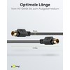 Wentronic 50057-GB 1m 4 Pin Mini Din Plug to 4