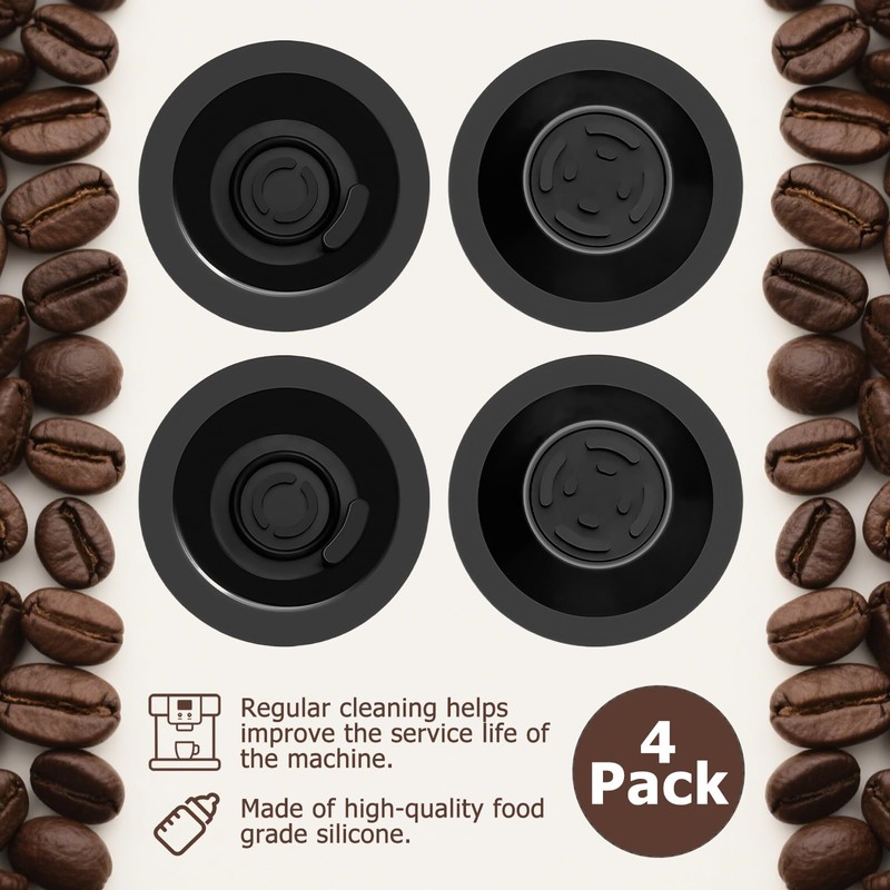 4 Pack 54mm Espresso Backflush Cleaning Disc For Breville Espresso