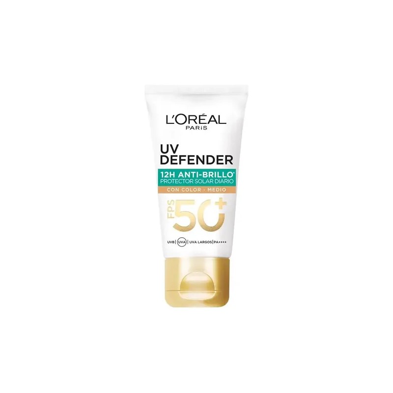 Crema Facial L'oréal Paris 40ml Tono Medio Anti-brillo