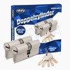 GERCAR Pro Profile Cylinder, 28/34 mm, Solid Locking Cylinder, Keyed