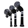 Golf Head Cover Knit Set 3 Piece Set, Golf Club