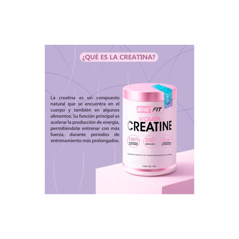 Bhp Nutrition- Women Creatine, Creatina Monohidratada 100% Pura