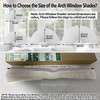 Arch Window Shade Blackout Cellular Shades Half Circle Moon Small