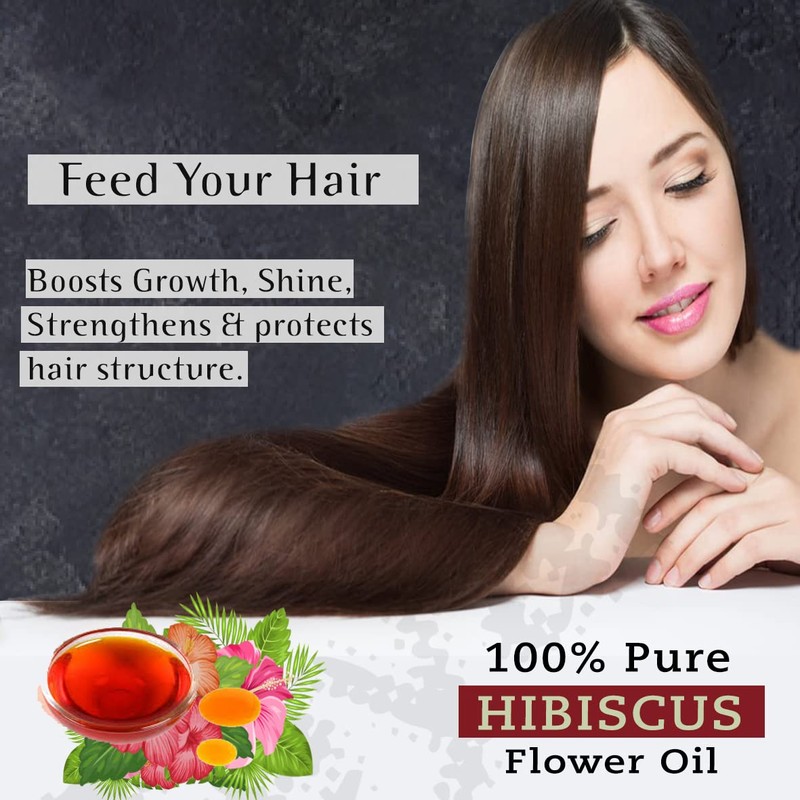 Seyal Hibiscus Oil Pure & Natural Virgin Unrefined for Hair