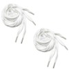 LIHUAMAO 2 Pairs Non-Slip Pure Cotton Flat Shoelaces 46"- 48"