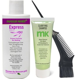 MOROCCAN KERATIN Blowout Brazilian Keratin Hair Treatment Proven Formula 120ml Straightening Smoothing Repairing Formaldehyde-free Sin-formol Proven Tested All Hair types