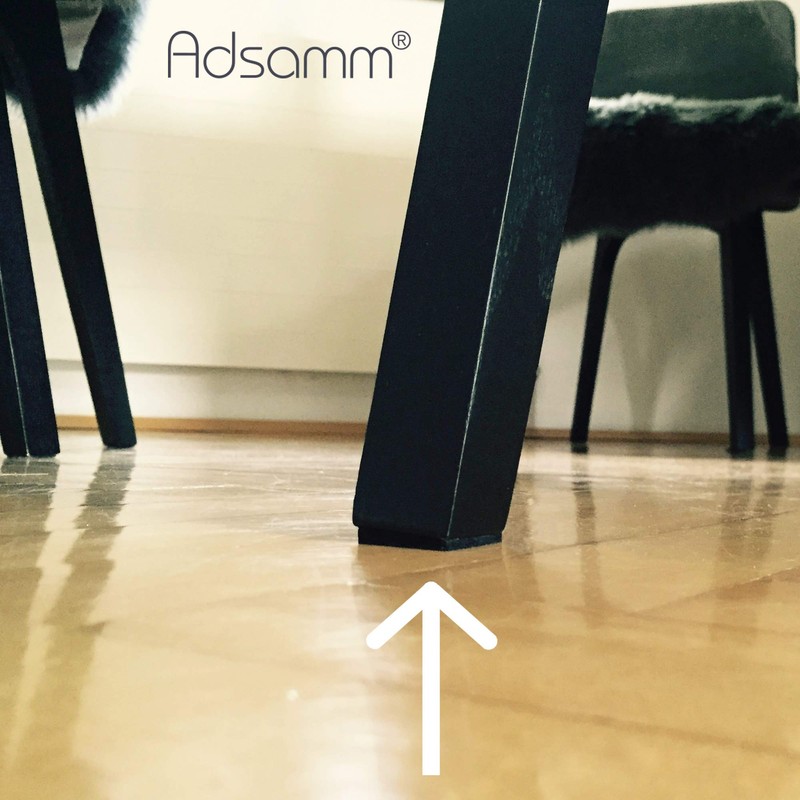 Adsamm® / 60 x Selbstklebende Filzgleiter/Weiß/ø 14 mm/Rund/Möbelgleiter aus Filz