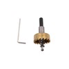 ZONADAH 5pcs Titanium Coated Drill Bit Set 16mm 18.5mm 20mm