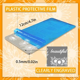 PH PandaHall 3pcs Sunflower Nail Stamping Plates Summer Flower Nail Stencils Butterfly Bee Manicure Art Stencils Daisy Floral Print Nail Stencils for Manicure Salon Design Supplies