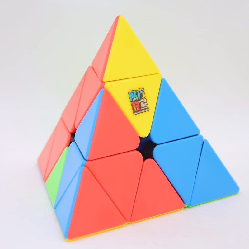 Bukefuno Moyu MoFang JiaoShi Meilong Pyramid Cube stickerless Magic Cubing