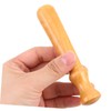 LIFKOME 1set Wooden Dapping Blocks and Punch Tool Jewelry Making