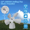 A65826 Metal Fan Blade 8" Diameter 5 Blades 1/4" Bore