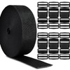 CooBigo 2" Buckles Straps Set:6 Pack Quick Release Buckles+10 Yard