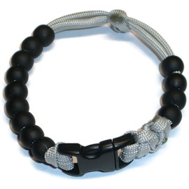 RedVex Pace Counter Bead Bracelet - (ungutted paracord model) - Choose Your Color and Size - Customization Available