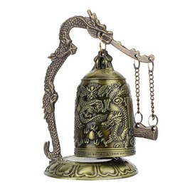 Vintage Dragon Bell, Small Hang Decoration Buddhist Bell Ornament Buddhist Bell Ornament Arts Crafts Collectibles Desk Decor