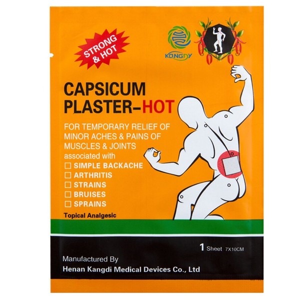 KONGDY Hot Capsicum Plaster Patch Pain Heat Patches Pain Killer (7*10CM) (30)