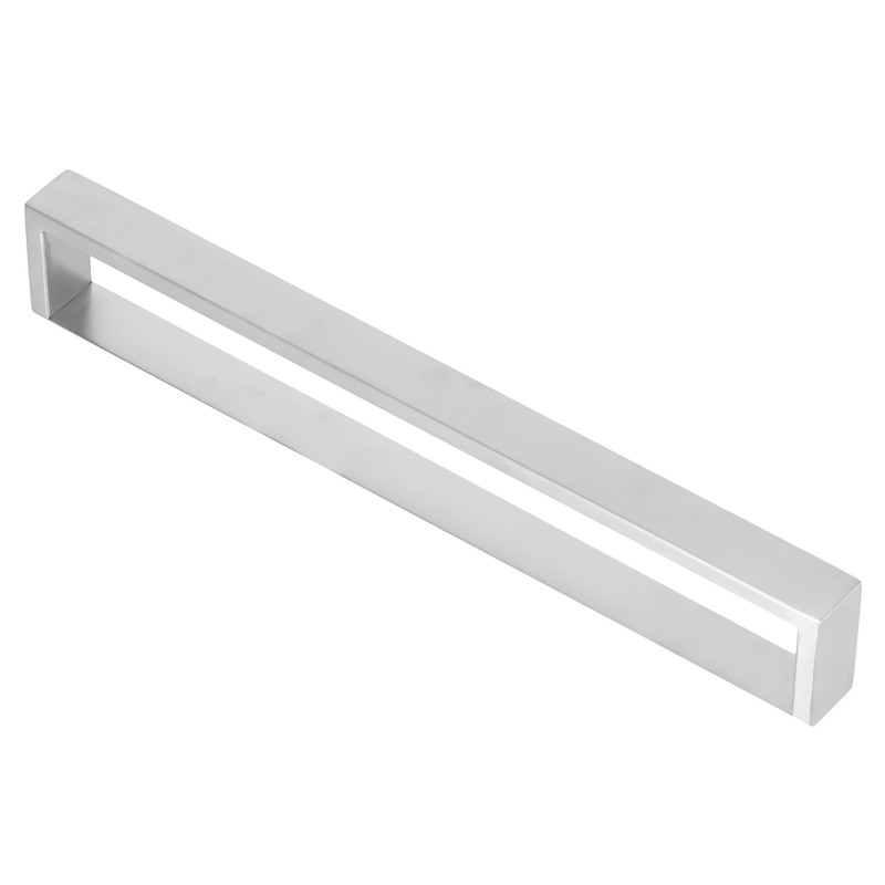 304 Stainless Steel Towel Bar 40cm Washcloth Self Adhesive Rectangular