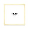12x12" Square Picture Frame, Display Pictures 8x8" With Mat or