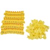 100Pcs TPU Pig Cow Ear Tag with Number 001‑100 Ear