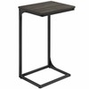 VASAGLE C-Shaped End Table, Side Table for Sofa, Couch Table