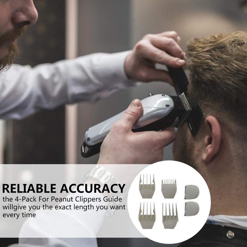 GruDawu New 2x Professional Snap On Clipper/Trimmer Blade & 4x