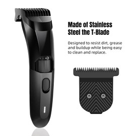 2Pack Premium Stainless Steel T-Blade, Compatible with MANSCAPED The Beard Hedger, for Precision Facial Hair Trimming.