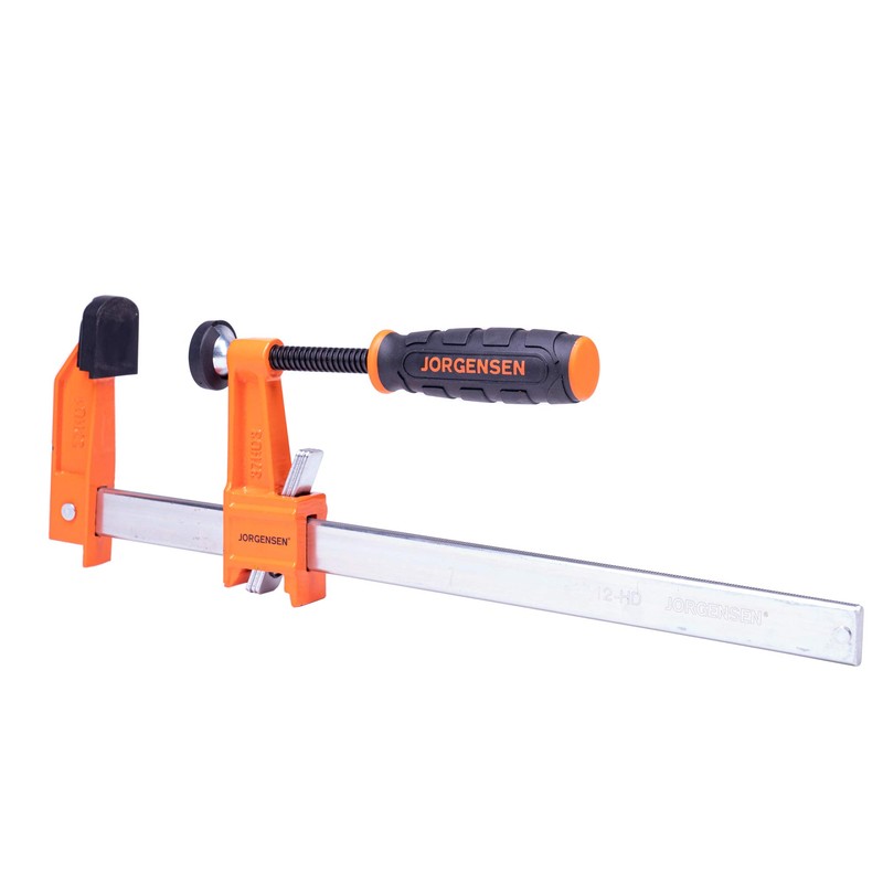 Pony Jorgensen 3712-HD 12-Inch Heavy-Duty Steel Bar Clamp, Orange