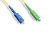 Kentek 1 Meter 1M SC/UPC to SC/APC Fiber Optic Cable OS2 9/125 Simplex Single-Mode Patch Cord OFNR