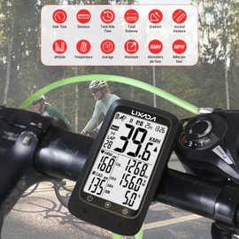 Mingzhe Bike Computer GPS Wireless Waterproof ANT+ Sensor and BT 2.3in Altitude Gradient Heart Rate Compatible Strava APP Bicycle Computer