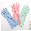 ORFOFE 1Pair Cleaning Gloves Durable Dishwashing Mittens for Home Use
